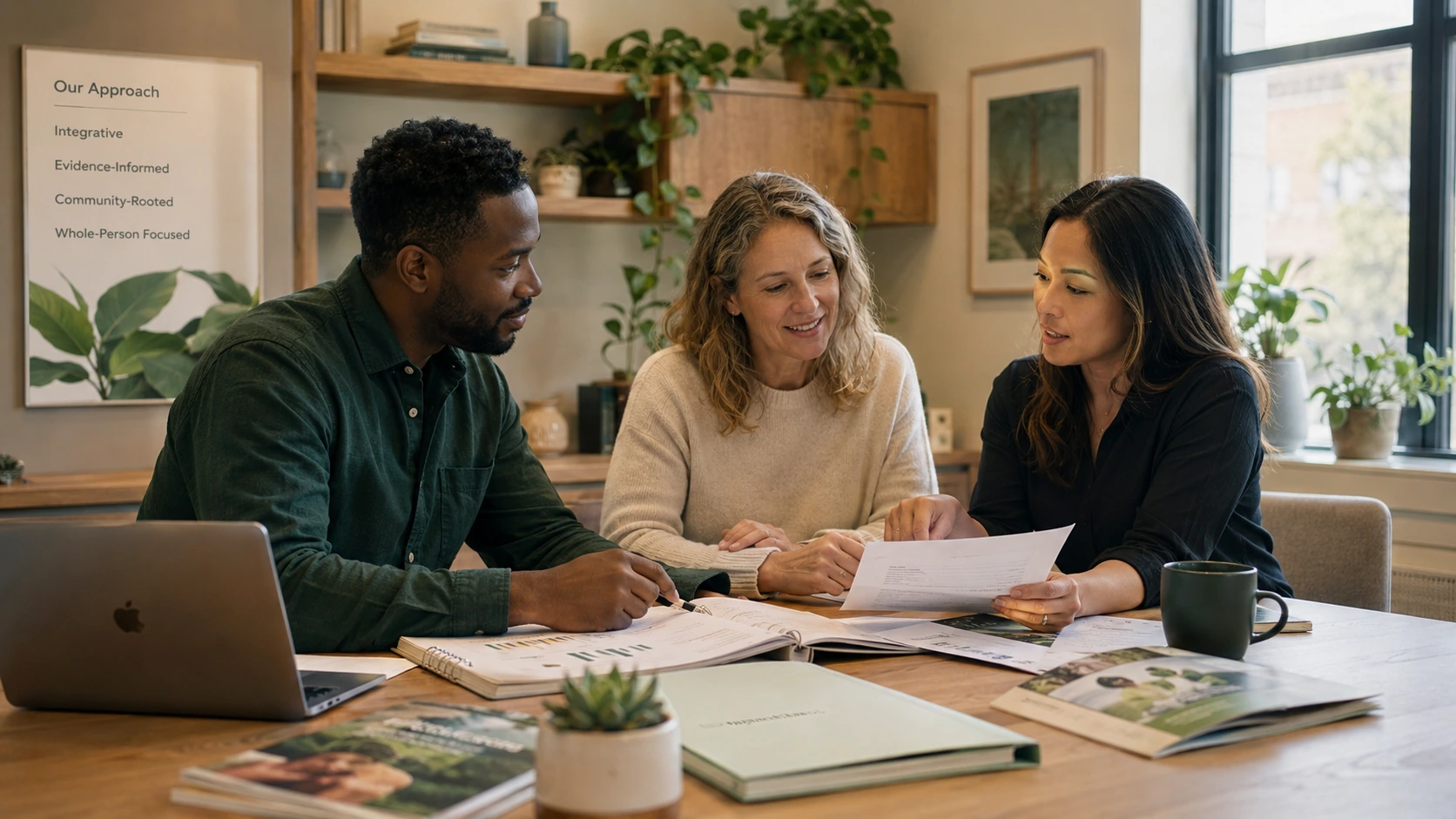 A collaborative research and program evaluation meeting for integrative health access